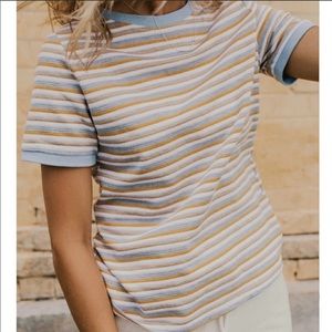 ROOLEE Lafayette 90s Style Stripe Tee